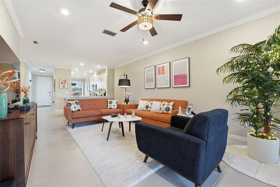 Furnished interior view inside a new home in , Port Charlotte (Image 10).