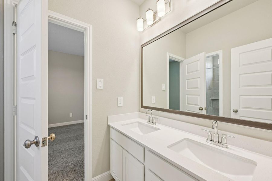 Furnished interior view inside a new home in Kemah Crossing - Luxe Series, Kemah (Image 8).