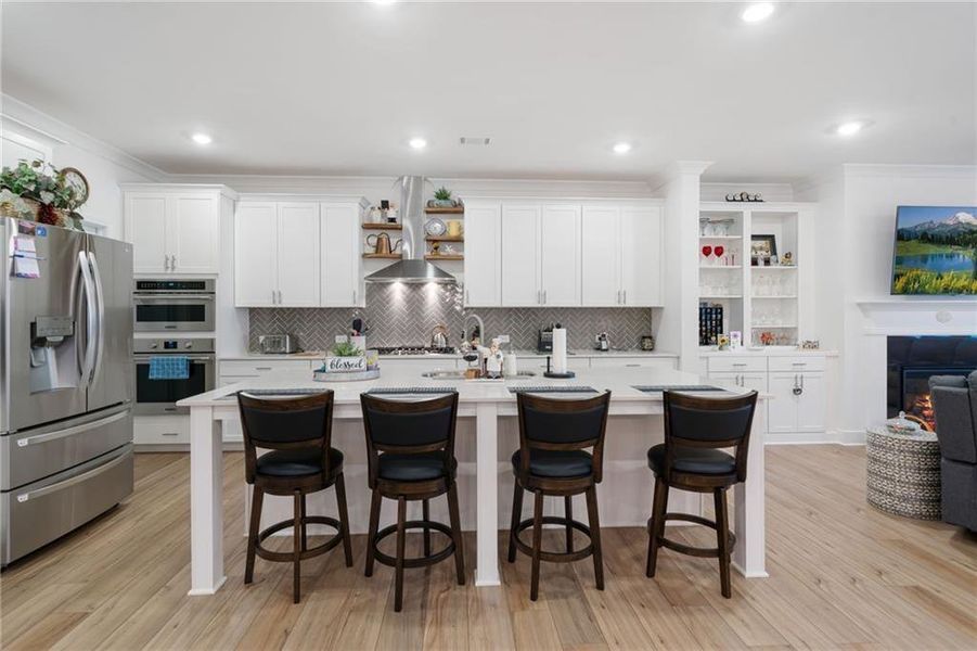 Furnished interior view inside a new home in Hickory Bluffs, Canton (Image 26).