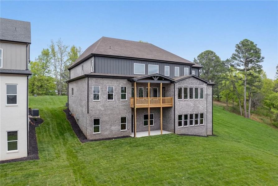Exterior details and patio area of a home in , Buford (Image 4).