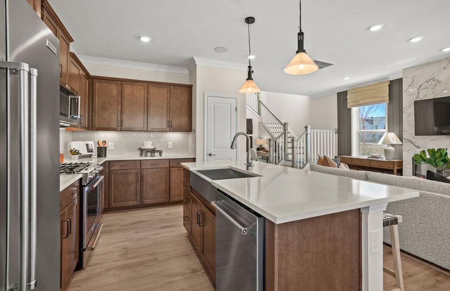 Furnished interior view inside a new home in Riverstone, Monroe (Image 9).