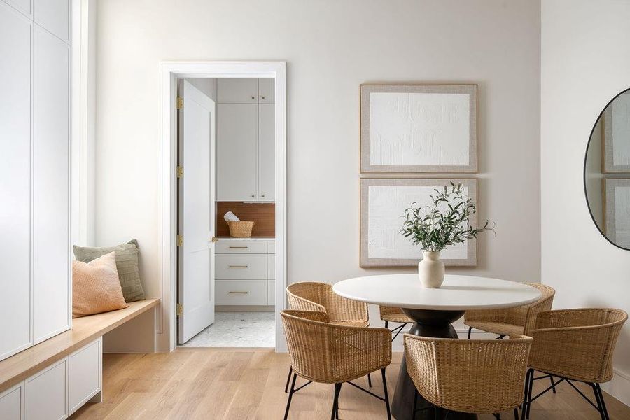 Furnished interior view inside a new home in , Dallas (Image 9).