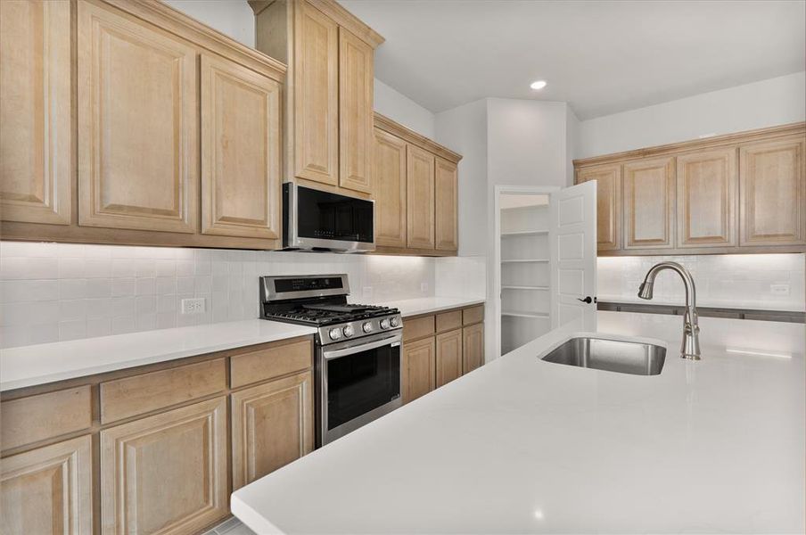 Furnished interior view inside a new home in Estates At Baker Park, Sherman (Image 11).