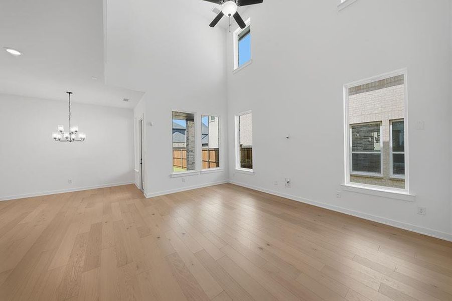 Spacious, unfurnished interior of a new home in Light Farms Brenham - 40' Lots, Celina (Image 33).
