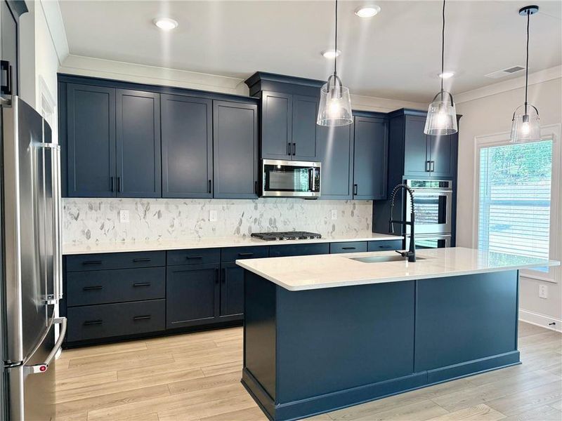 Furnished interior view inside a new home in Vines at Mill Creek - Legacy Series, Braselton (Image 9).