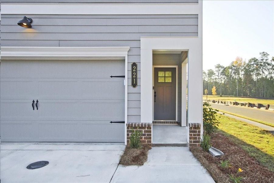 Exterior details and patio area of a home in Cherokee Township, Acworth (Image 3).