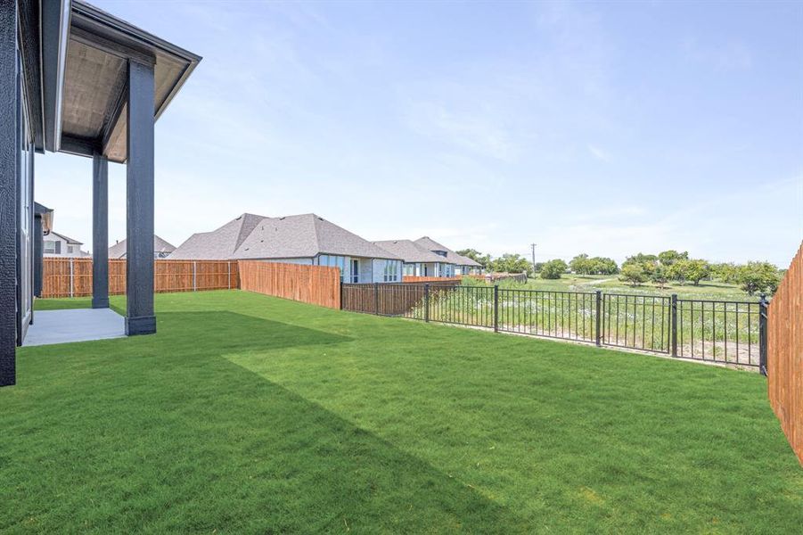 Front exterior of a new home in Devonshire Classic 60-65, Forney, TX, highlighting curb appeal (Image 2). Front exterior of a new home in Devonshire Classic 60-65, Forney, TX, highlighting curb appeal (Image 2).