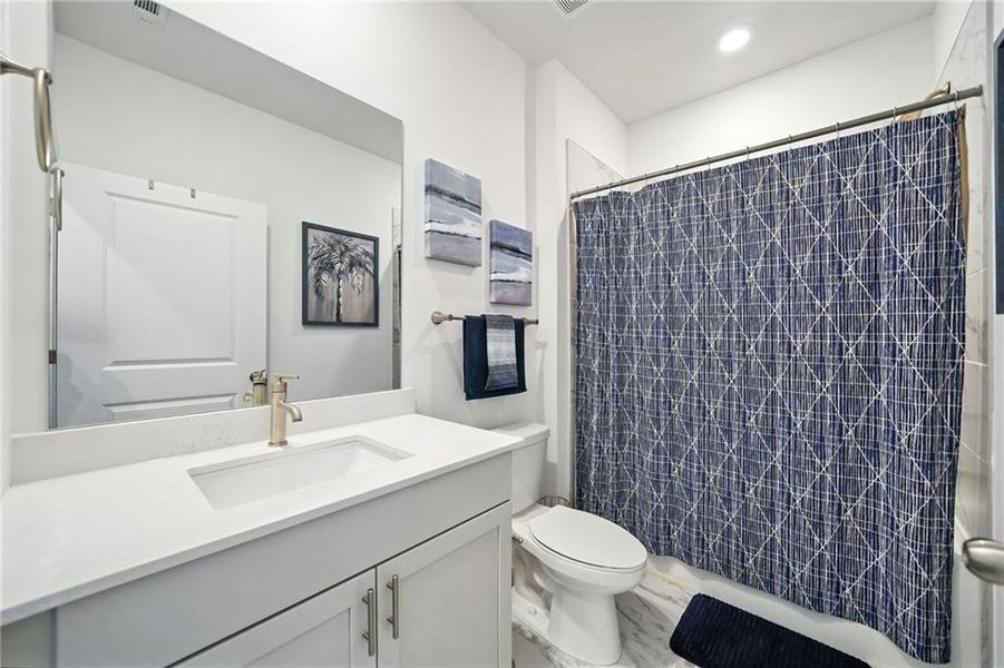 Furnished interior view inside a new home in Hickory Bluffs, Canton (Image 6). Furnished interior view inside a new home in Hickory Bluffs, Canton (Image 6).