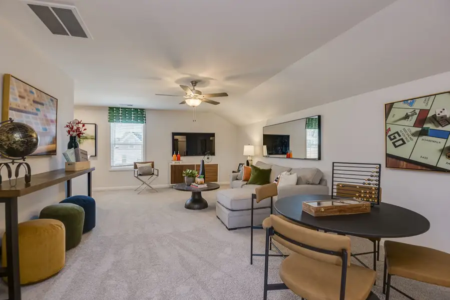 Furnished interior view inside a new home in The Beacon at Old Peachtree Single Family Homes, Lawrenceville (Image 207).