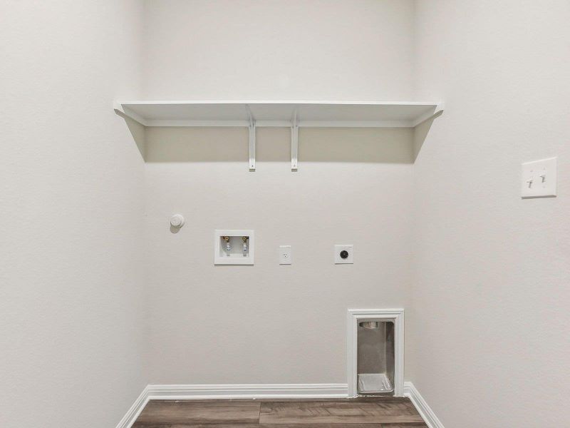 Photo is not of the actual home, but is an inspirational photo of builder’s model home and may depict options, furnishings, and/or decorator features that are not included