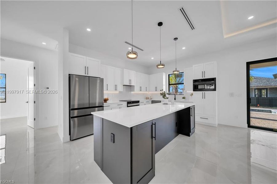 Furnished interior view inside a new home in , Cape Coral (Image 6). Furnished interior view inside a new home in , Cape Coral (Image 6).