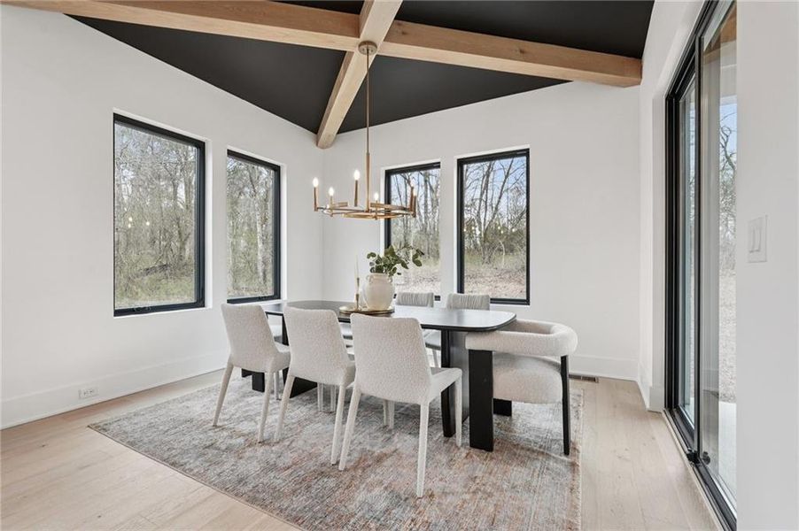 Furnished interior view inside a new home in , Roswell (Image 12).