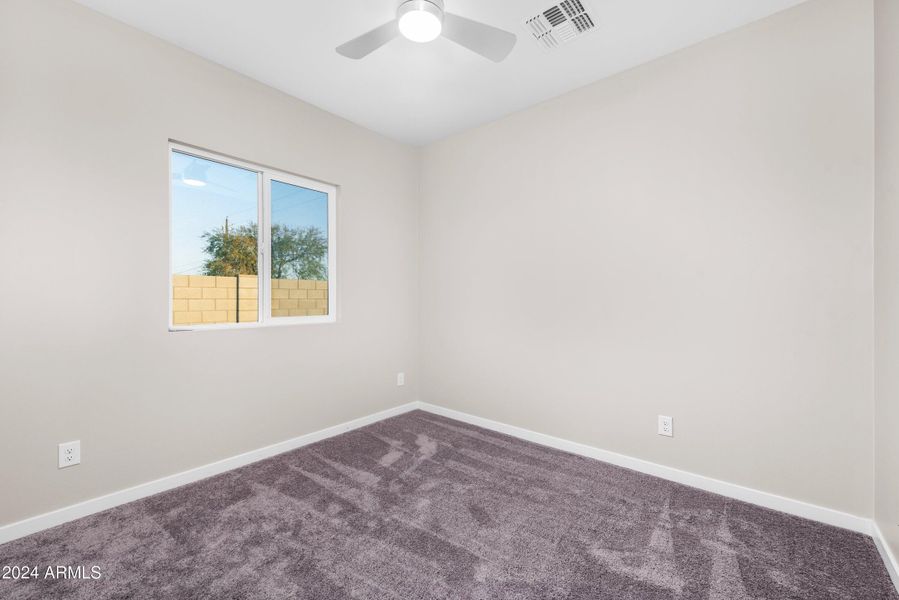 Secondary guest bedroom