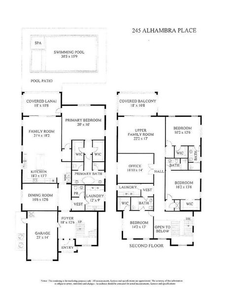 2D floor plan layout of this home in , West Palm Beach, FL (Image 4).