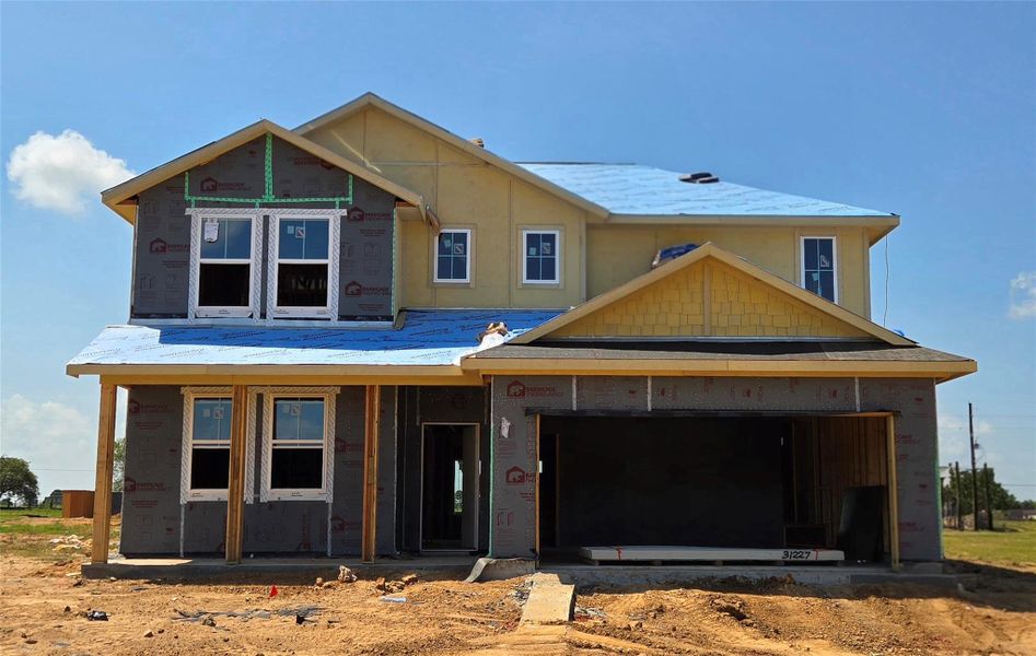 In-progress construction of a new home in Mustang Meadows, Waller, TX (Image 21).