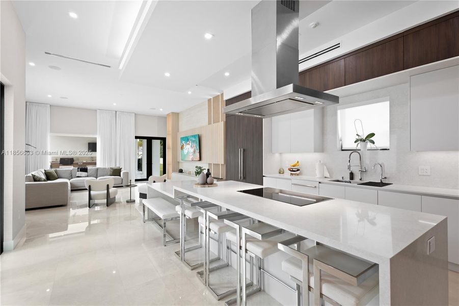 Furnished interior view inside a new home in , Miami (Image 17).