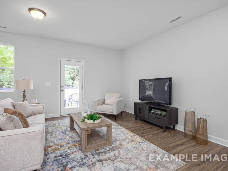 Furnished interior view inside a new home in Gregory Village Townhomes, Lillington (Image 5).