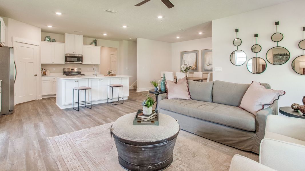 Furnished interior view inside a new home in Ashton Park Phase III, Freeport (Image 14).