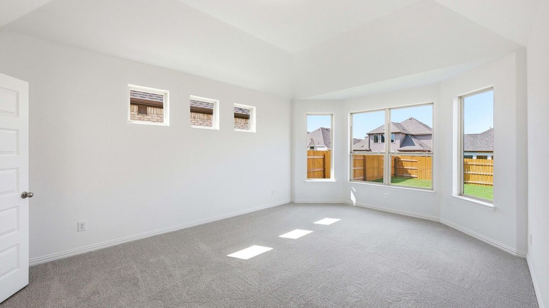 Furnished interior view inside a new home in Oaks at San Gabriel, Georgetown (Image 14).
