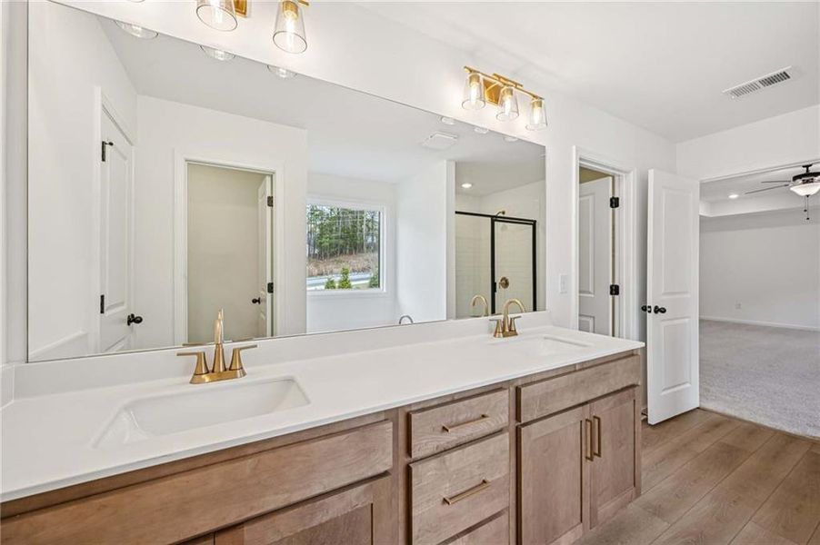 Furnished interior view inside a new home in Arbors at Richland Creek, Buford (Image 8).