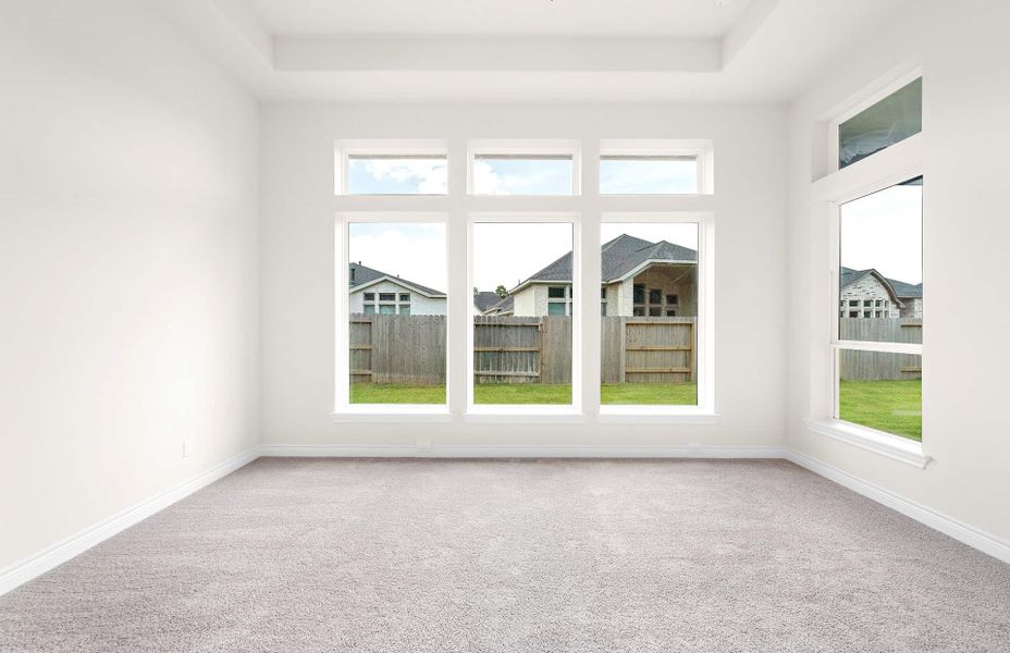 Representative unfurnished interior of a home built from the 2855AU by Ravenna Homes in Audubon 60′, Magnolia (Image 38).