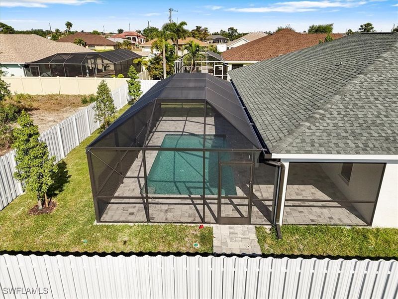 Front exterior of a new home in Cape Coral, Cape Coral, FL, highlighting curb appeal (Image 23).