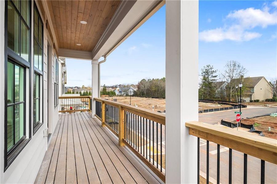 Exterior details and patio area of a home in , Milton (Image 29).