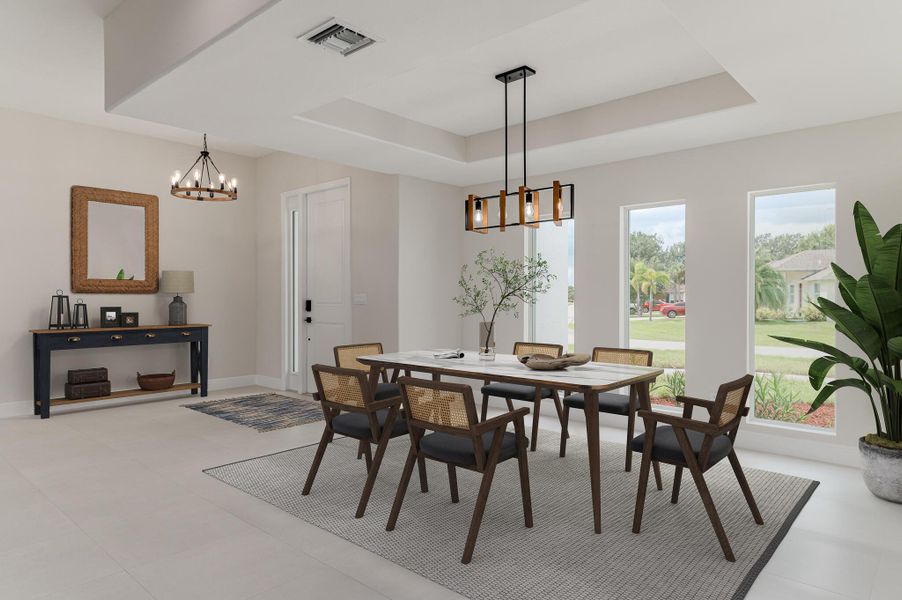 Furnished interior view inside a new home in , Port St. Lucie (Image 15). Furnished interior view inside a new home in , Port St. Lucie (Image 15).