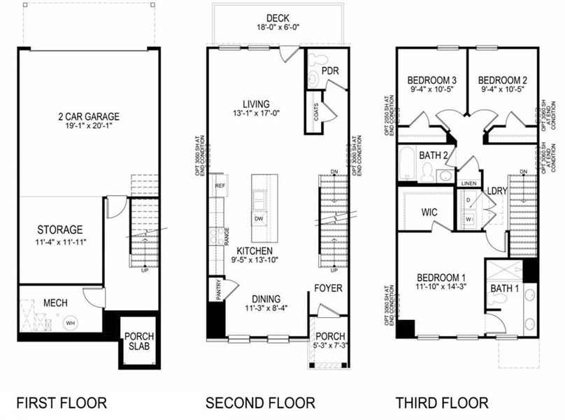 2D floor plan layout of this home in Waypoint, Flowery Branch, GA (Image 3). 2D floor plan layout of this home in Waypoint, Flowery Branch, GA (Image 3).