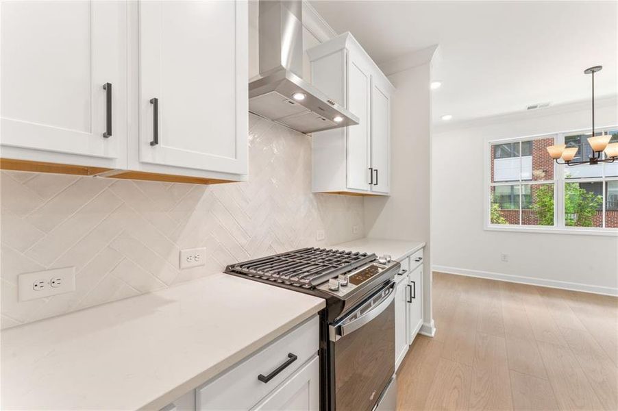 Furnished interior view inside a new home in Townes at South Main, Kennesaw (Image 9).