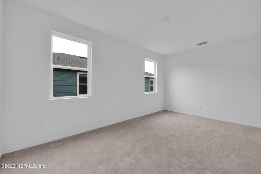 Spacious, unfurnished interior of a new home in Hyland Trail, Green Cove Springs (Image 20). Spacious, unfurnished interior of a new home in Hyland Trail, Green Cove Springs (Image 20).