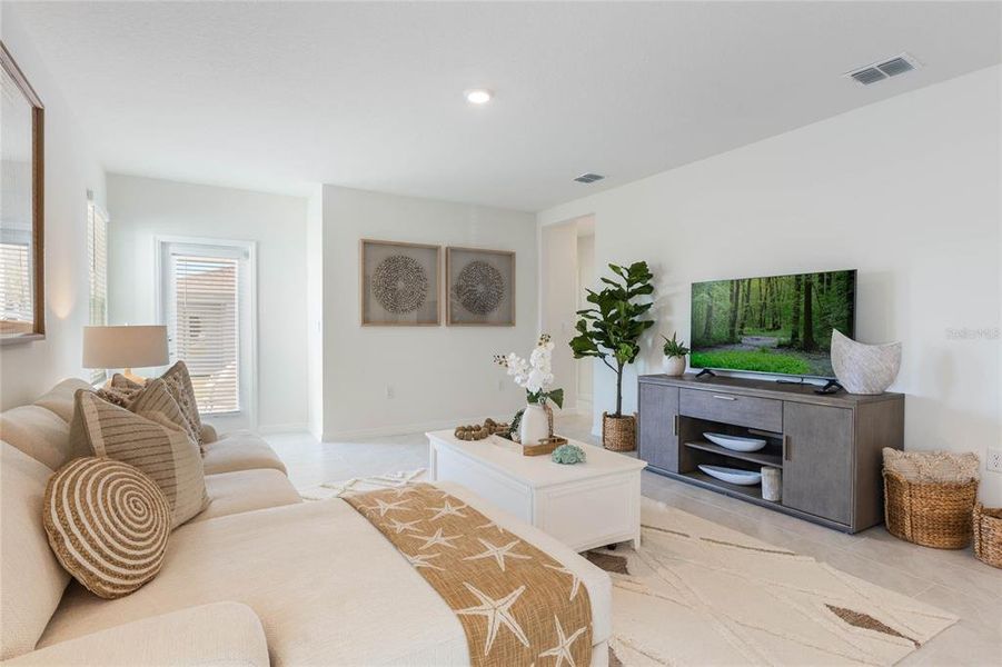 Furnished interior view inside a new home in , Umatilla (Image 26). Furnished interior view inside a new home in , Umatilla (Image 26).