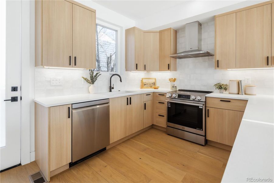 Furnished interior view inside a new home in , Denver (Image 10).