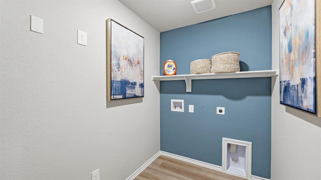 Furnished interior view inside a new home in Lonestar at Liberty Trails, Fort Worth (Image 29).