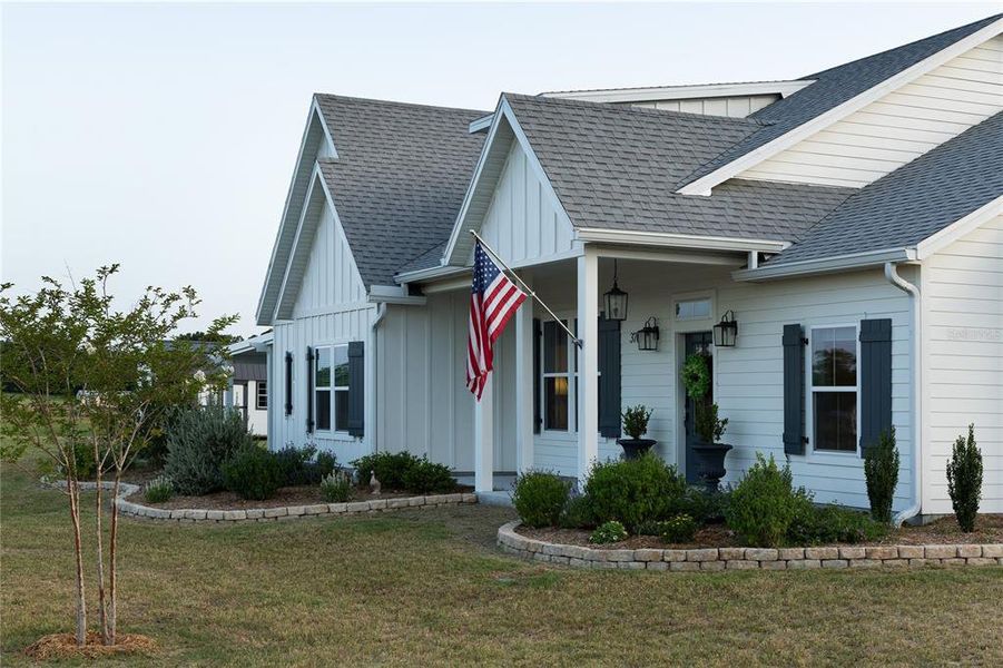 Exterior details and patio area of a home in , Bell (Image 26). Exterior details and patio area of a home in , Bell (Image 26).