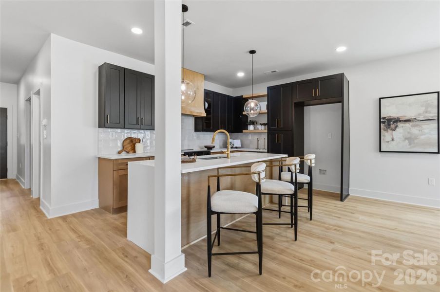 Furnished interior view inside a new home in , Charlotte (Image 17).
