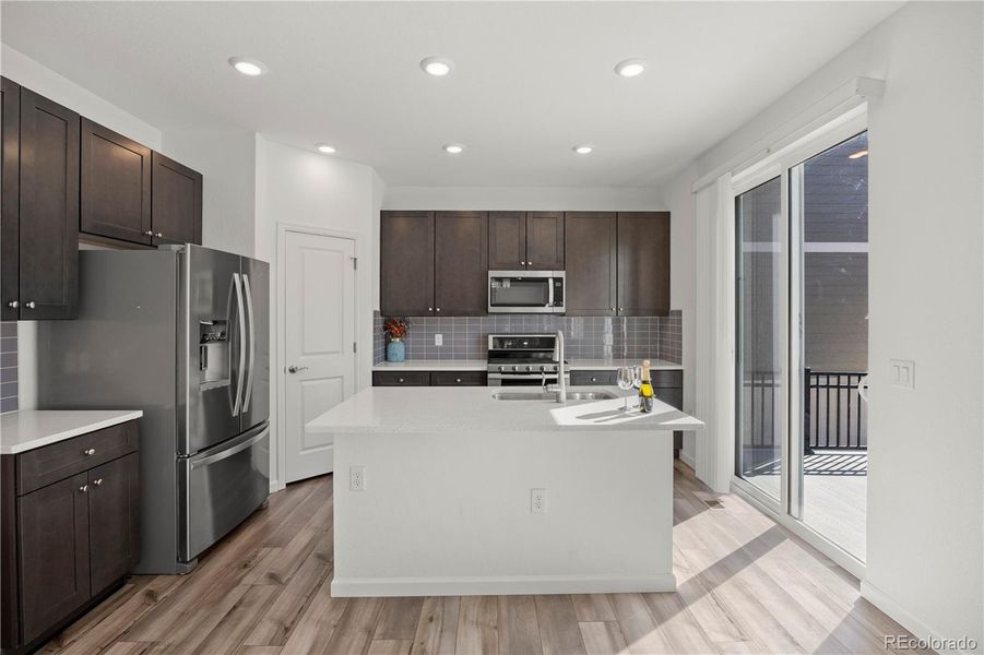 Furnished interior view inside a new home in Anthology North, Parker (Image 11).