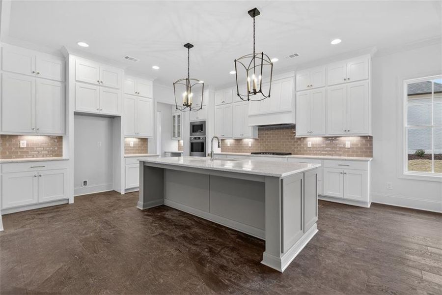 Furnished interior view inside a new home in , Suwanee (Image 12).