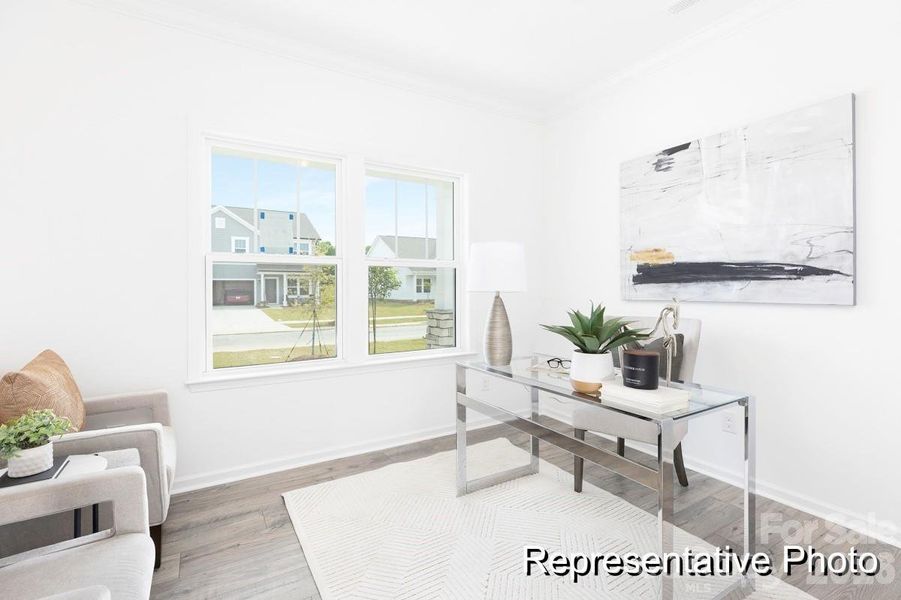 Furnished interior view inside a new home in Morgan Hills, Albemarle (Image 4). Furnished interior view inside a new home in Morgan Hills, Albemarle (Image 4).