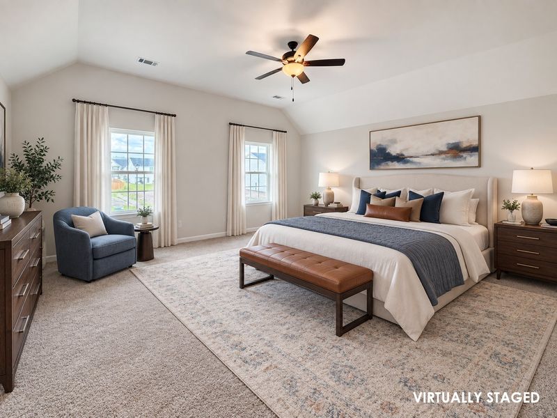 Furnished interior view inside a new home in Tranquil South, Hinesville (Image 14).