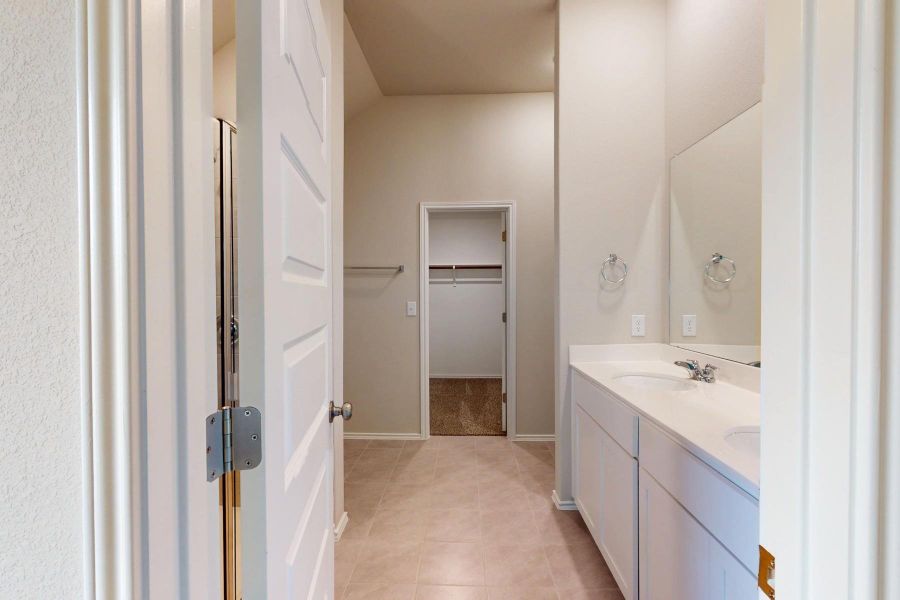 Furnished interior view inside a new home in Cascades at Onion Creek, Austin (Image 9). Furnished interior view inside a new home in Cascades at Onion Creek, Austin (Image 9).