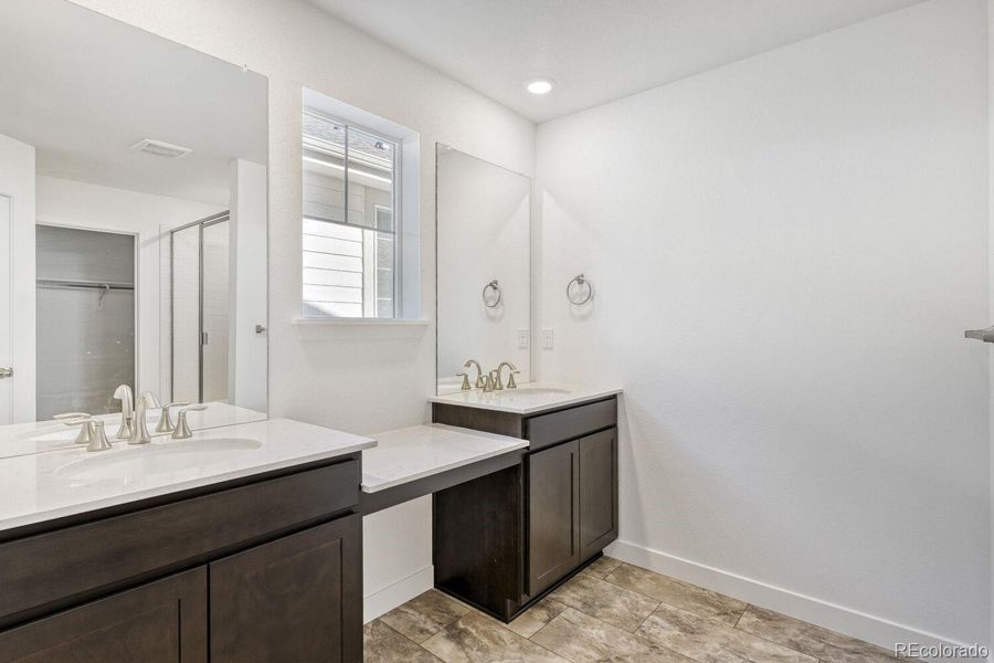 Furnished interior view inside a new home in Newlin Crossing, Parker (Image 6).