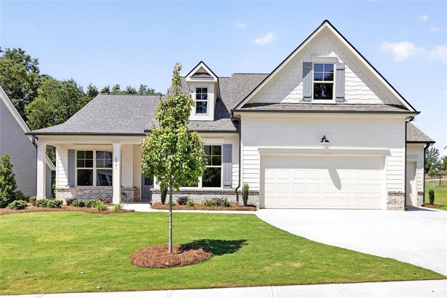 Front exterior of a new home in , Athens, GA, highlighting curb appeal (Image 27).