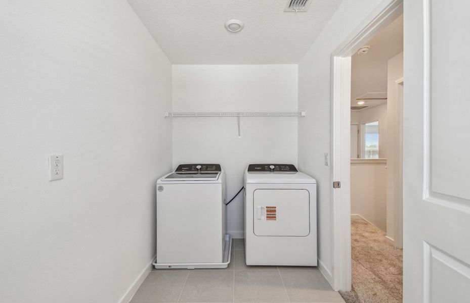 Convenient 2nd Floor Laundry Room
