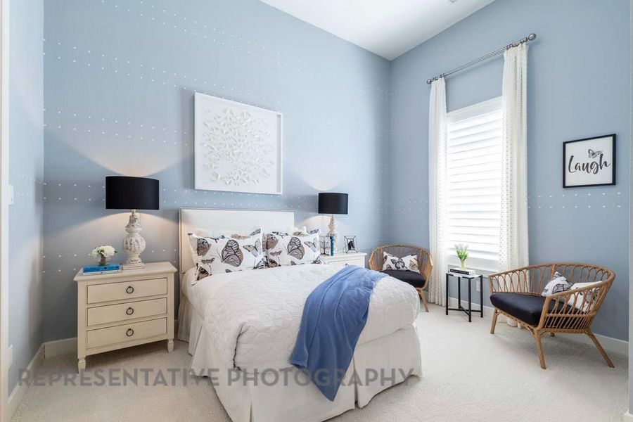 Furnished interior view inside a new home in Santa Rita Ranch: 90ft. lots, Liberty Hill (Image 32). Furnished interior view inside a new home in Santa Rita Ranch: 90ft. lots, Liberty Hill (Image 32).