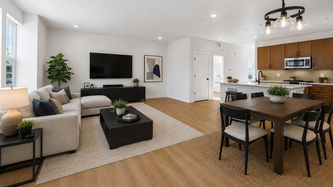 Furnished interior view inside a new home in Westerly, Erie (Image 43).