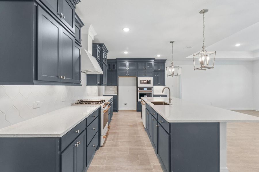 Gourmet kitchen