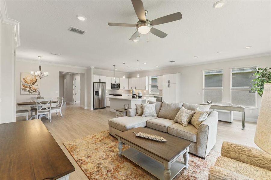 Furnished interior view inside a new home in , Ocala (Image 23).