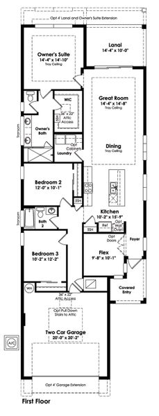 Base Plan - Caroline Model