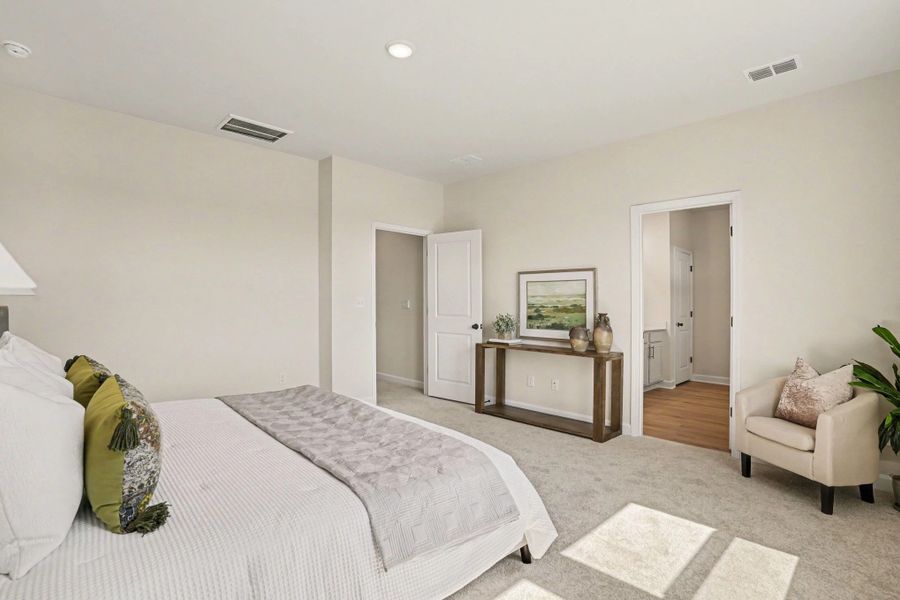 Furnished interior view inside a new home in Blue Heron Retreat, Little River (Image 18).